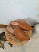 Madewell Brown Leather Mules (9)