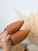 Madewell Brown Leather Mules (9)