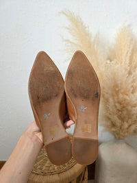 Madewell Brown Leather Mules (9)