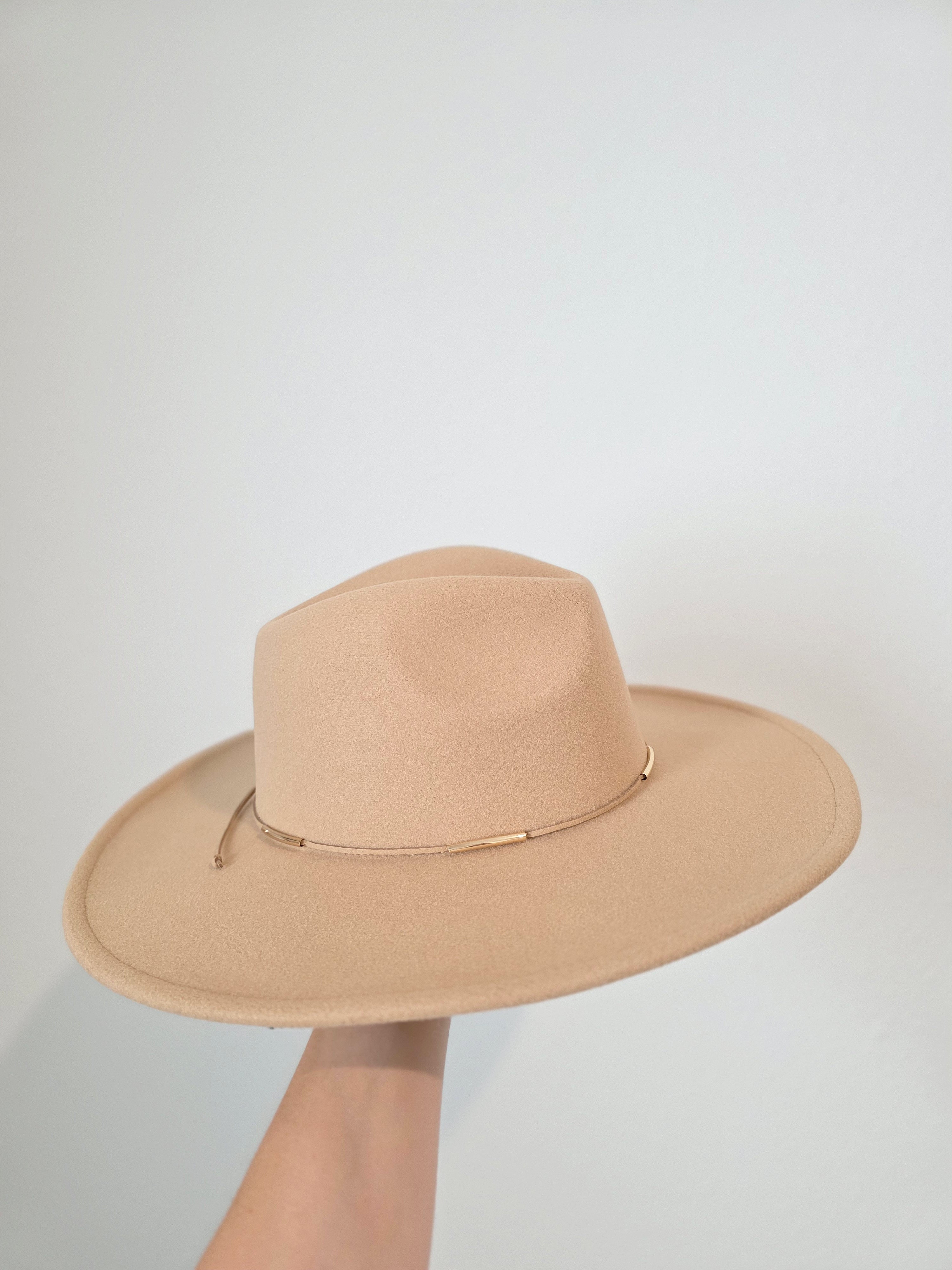 Tan Felt Rancher Hat (OS)