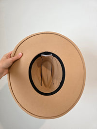 Tan Felt Rancher Hat (OS)