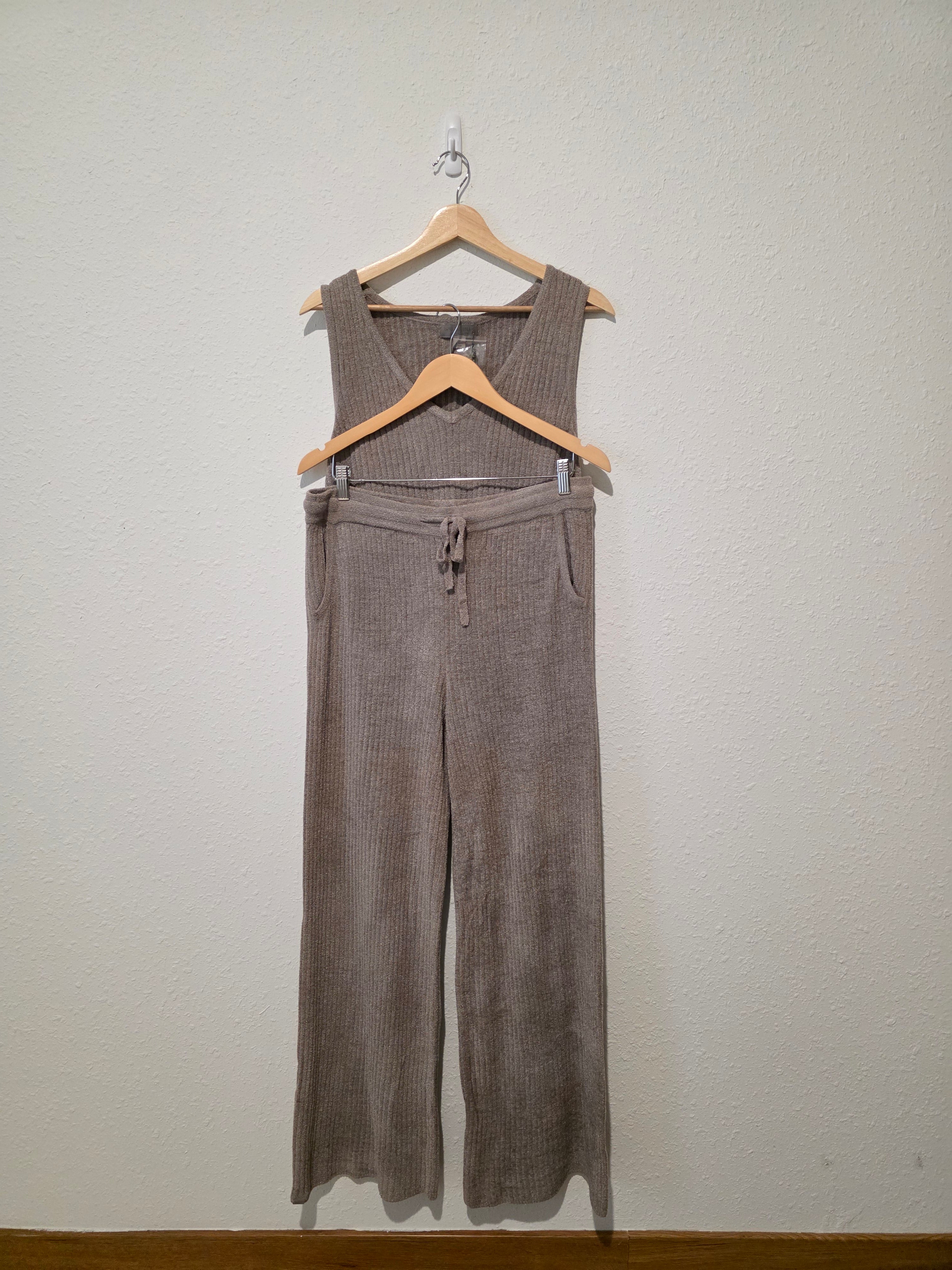NEW Barefoot Dreams Ribbed Matching Set (L)