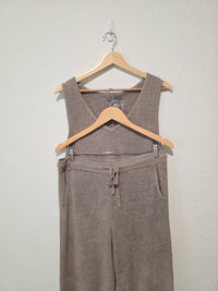NEW Barefoot Dreams Ribbed Matching Set (L)