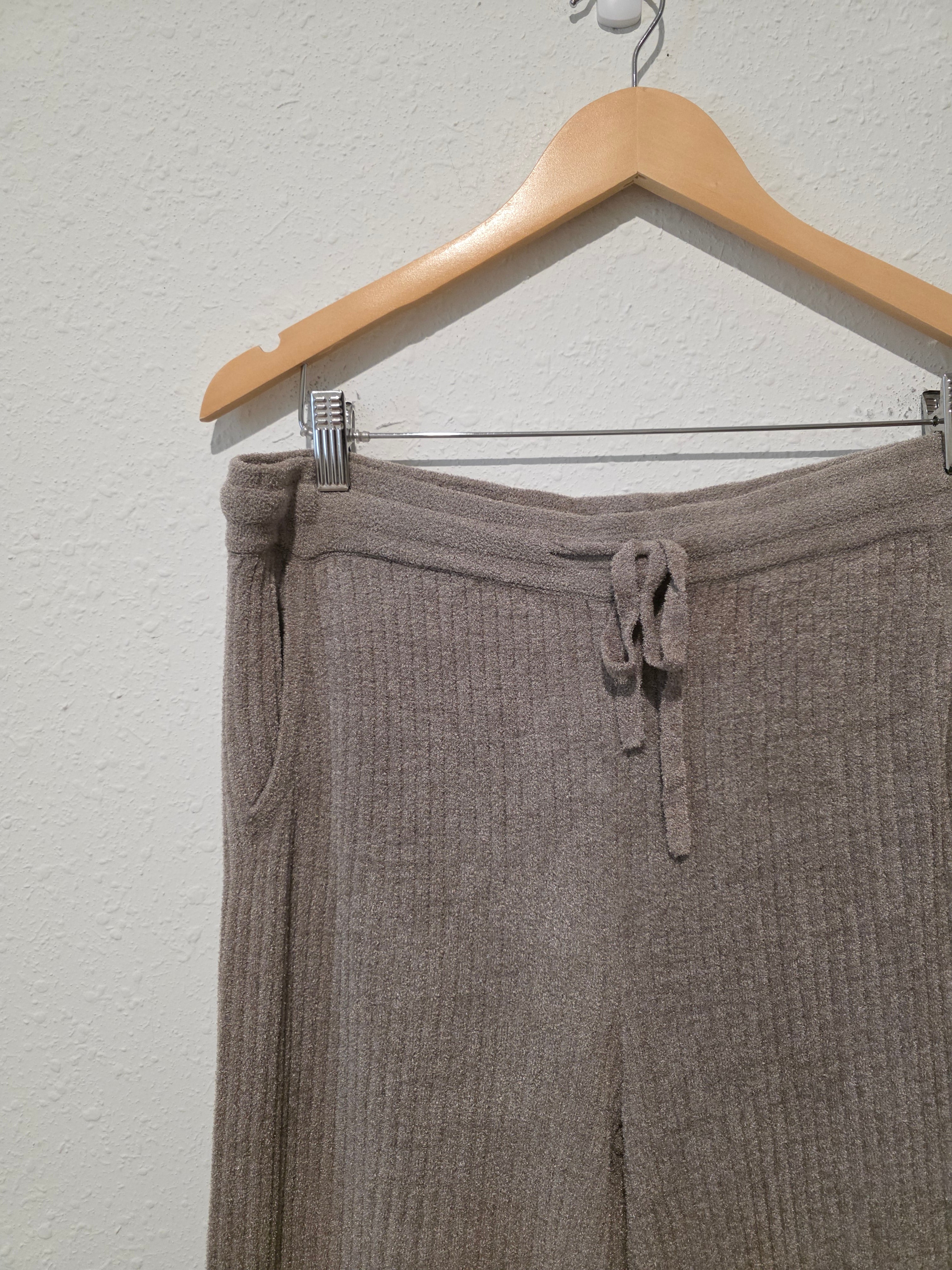 NEW Barefoot Dreams Ribbed Matching Set (L)