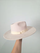 Cream Wool Rancher Hat (OS)