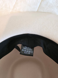 Cream Wool Rancher Hat (OS)