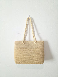 Medium Straw Tote Bag