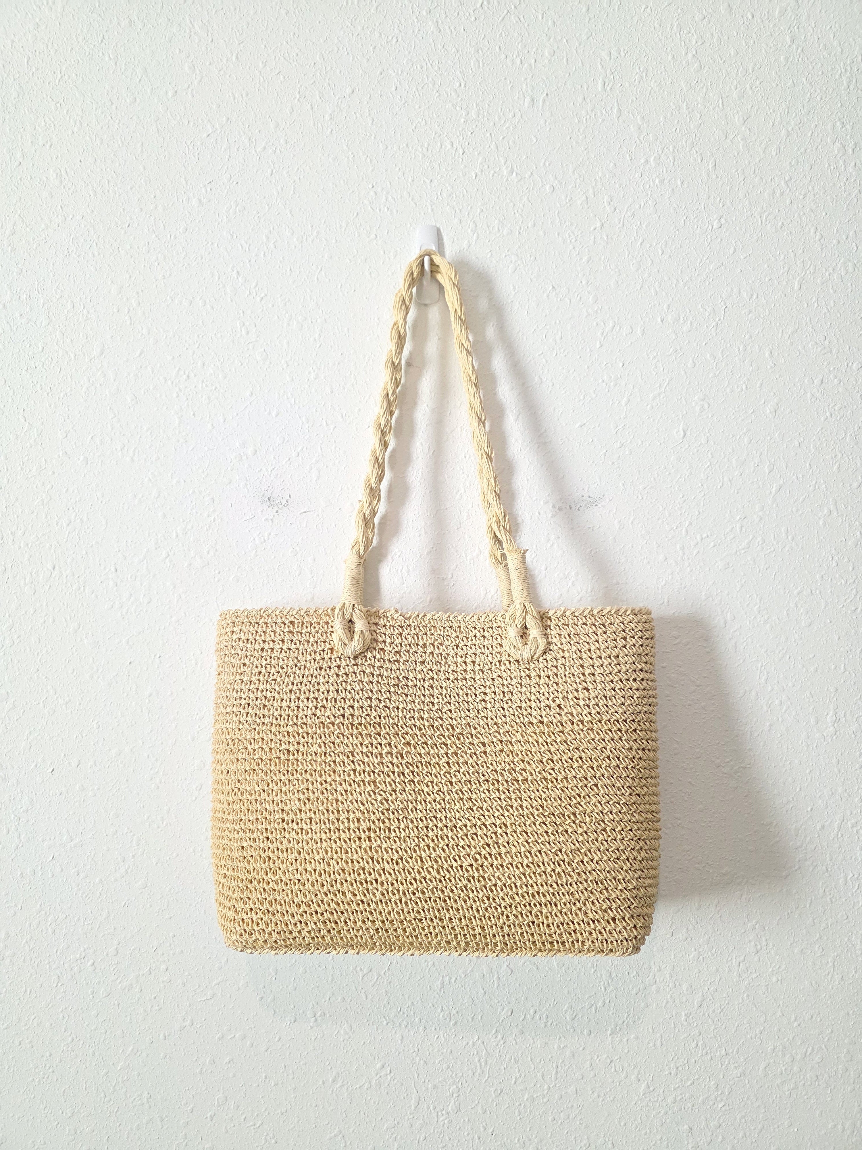 Medium Straw Tote Bag