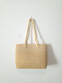 Medium Straw Tote Bag