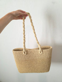Medium Straw Tote Bag