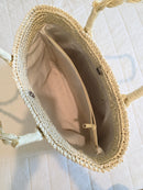 Medium Straw Tote Bag