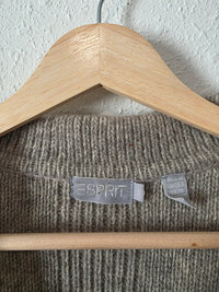 Vintage Wool Alpaca Button Up Sweater (S)