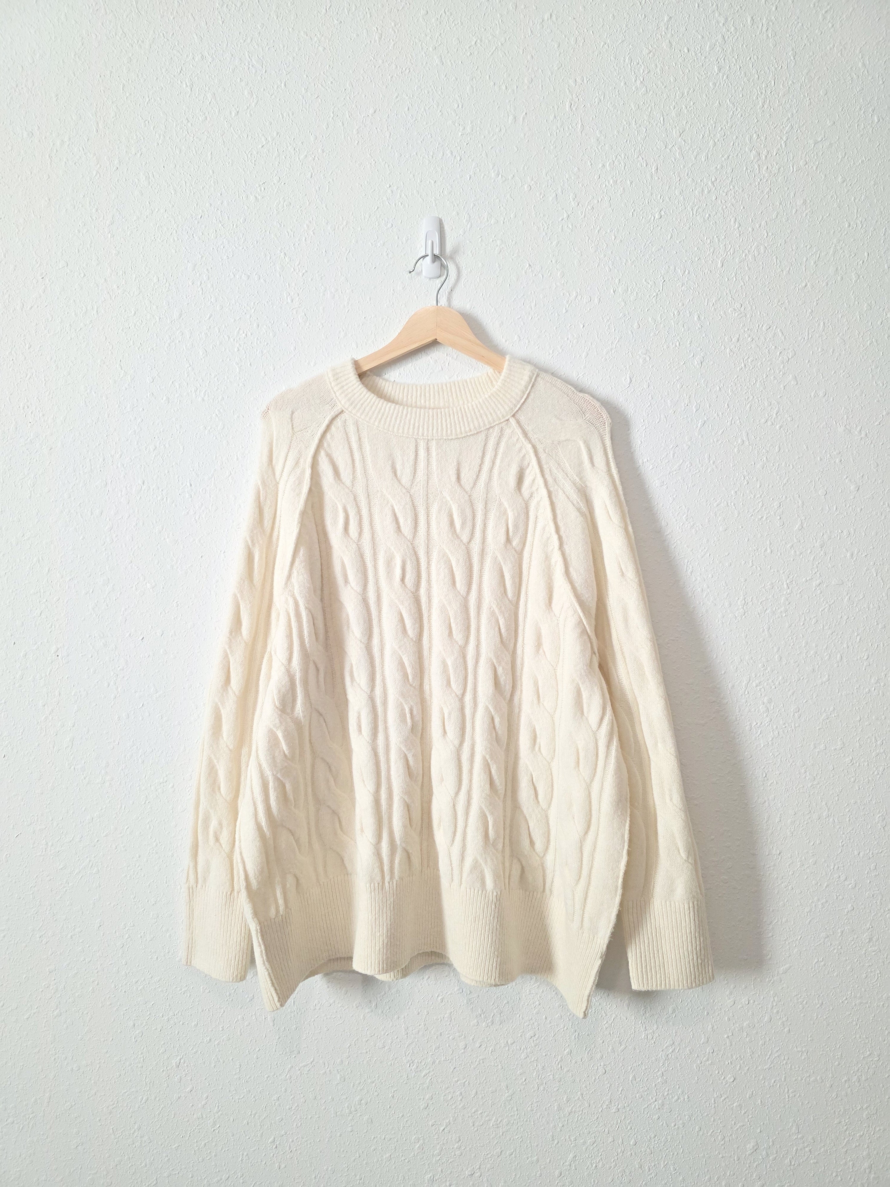 Aerie Cozy Cable Knit Sweater (M)