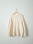 Aerie Cozy Cable Knit Sweater (M)