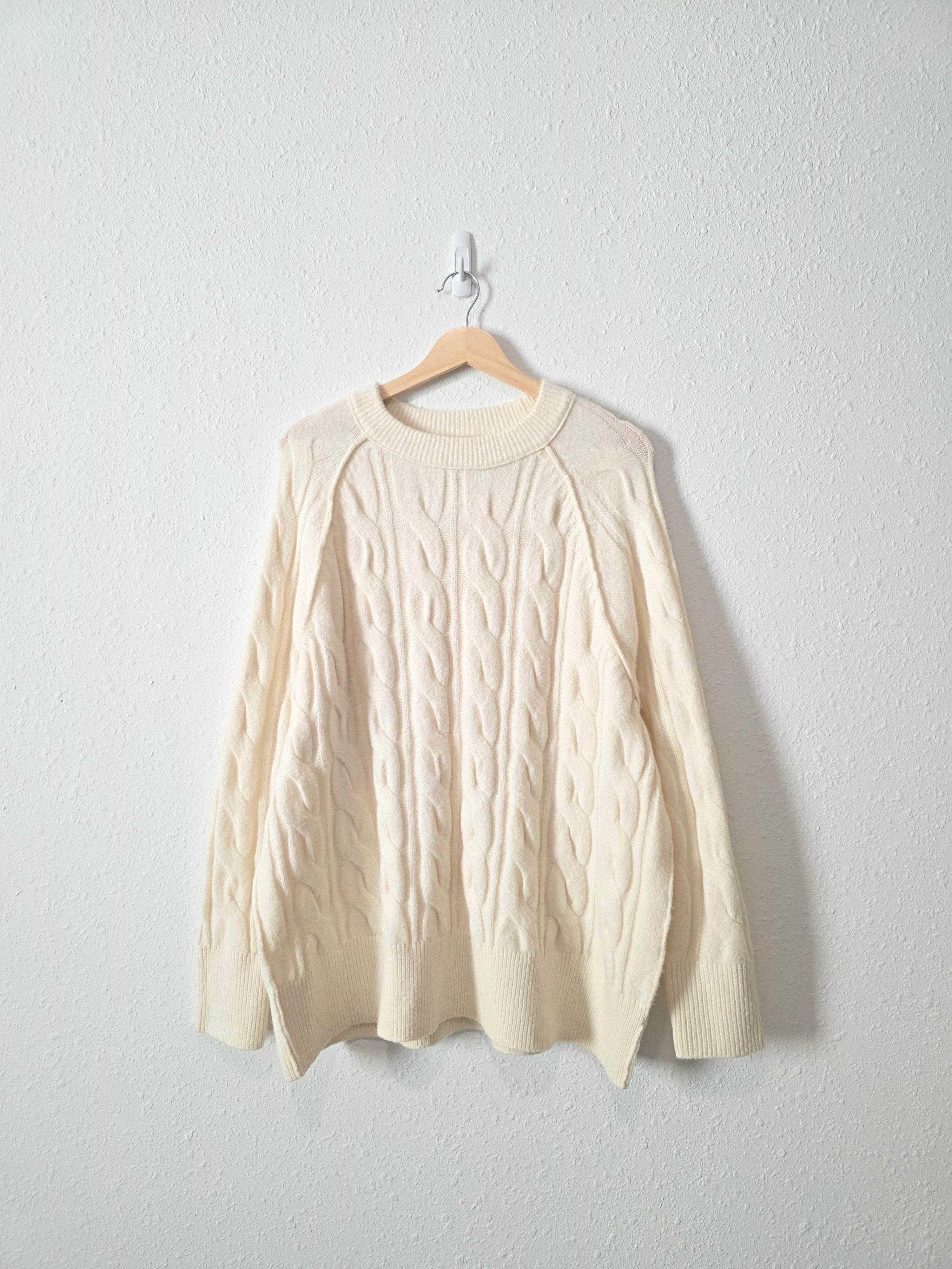 Aerie Cozy Cable Knit Sweater (M)