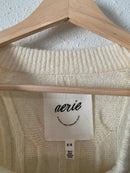 Aerie Cozy Cable Knit Sweater (M)