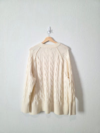 Aerie Cozy Cable Knit Sweater (M)