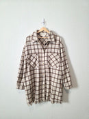 Promesa Plaid Button Up Jacket (L)
