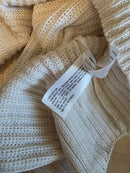 Ribbed Knit Cotton Cardigan (XL)