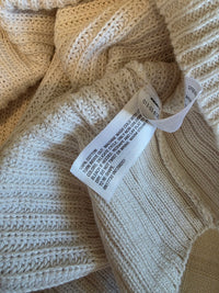 Ribbed Knit Cotton Cardigan (XL)
