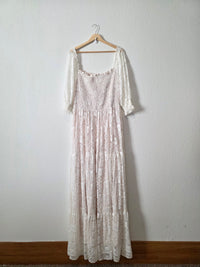 Baltic Born Smocked Lace Maxi Dress (2X)