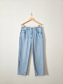 Abercrombie Light Wash Straight Jeans (32/14)