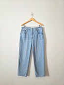 Abercrombie Light Wash Straight Jeans (32/14)