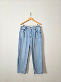 Abercrombie Light Wash Straight Jeans (32/14)