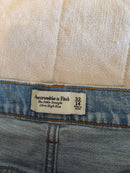Abercrombie Light Wash Straight Jeans (32/14)
