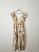 Neutral Tiered Maxi Dress (M)