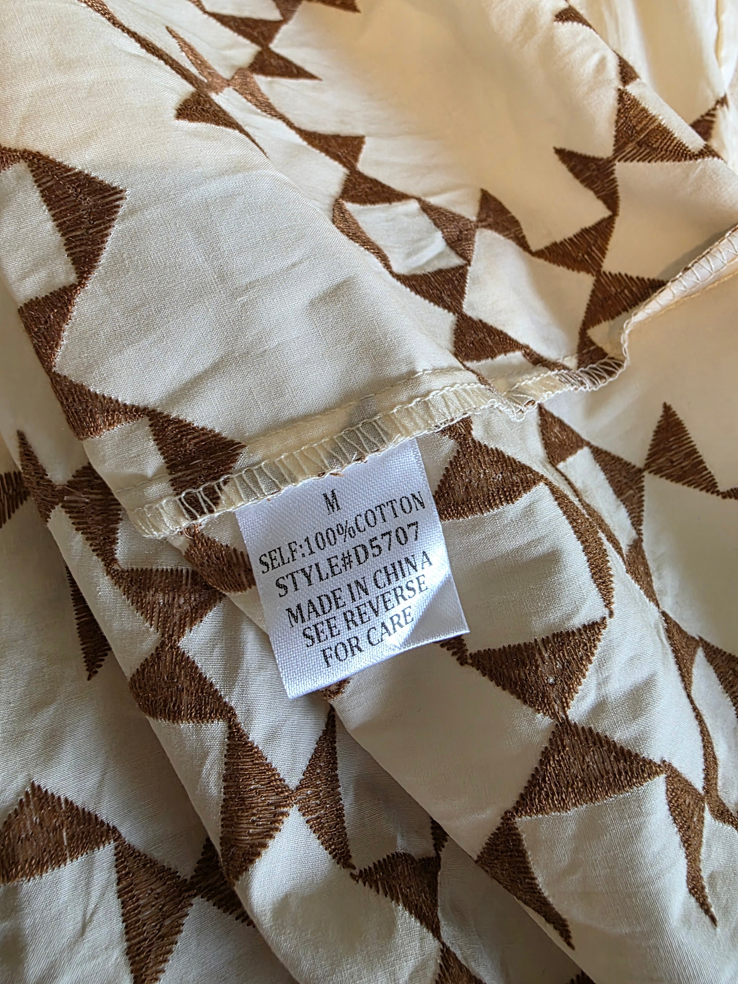 Neutral Tiered Maxi Dress (M)