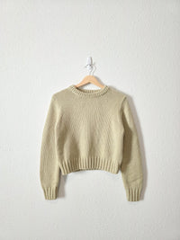 Zara Light Green Knit Sweater (S/M)