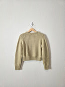 Zara Light Green Knit Sweater (S/M)