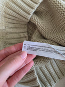 Zara Light Green Knit Sweater (S/M)