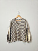 Hayden Striped Button Up Top (S)