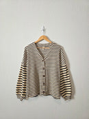 Hayden Striped Button Up Top (S)