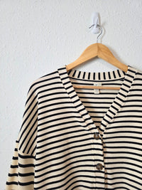 Hayden Striped Button Up Top (S)