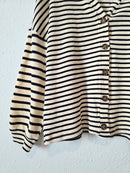 Hayden Striped Button Up Top (S)