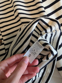 Hayden Striped Button Up Top (S)