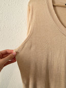 Quince Cotton Cashmere Lightweight Sweater (L)