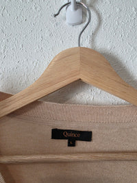 Quince Cotton Cashmere Lightweight Sweater (L)