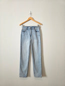 Carly Jean Light Wash Slim Straight Jeans (3)