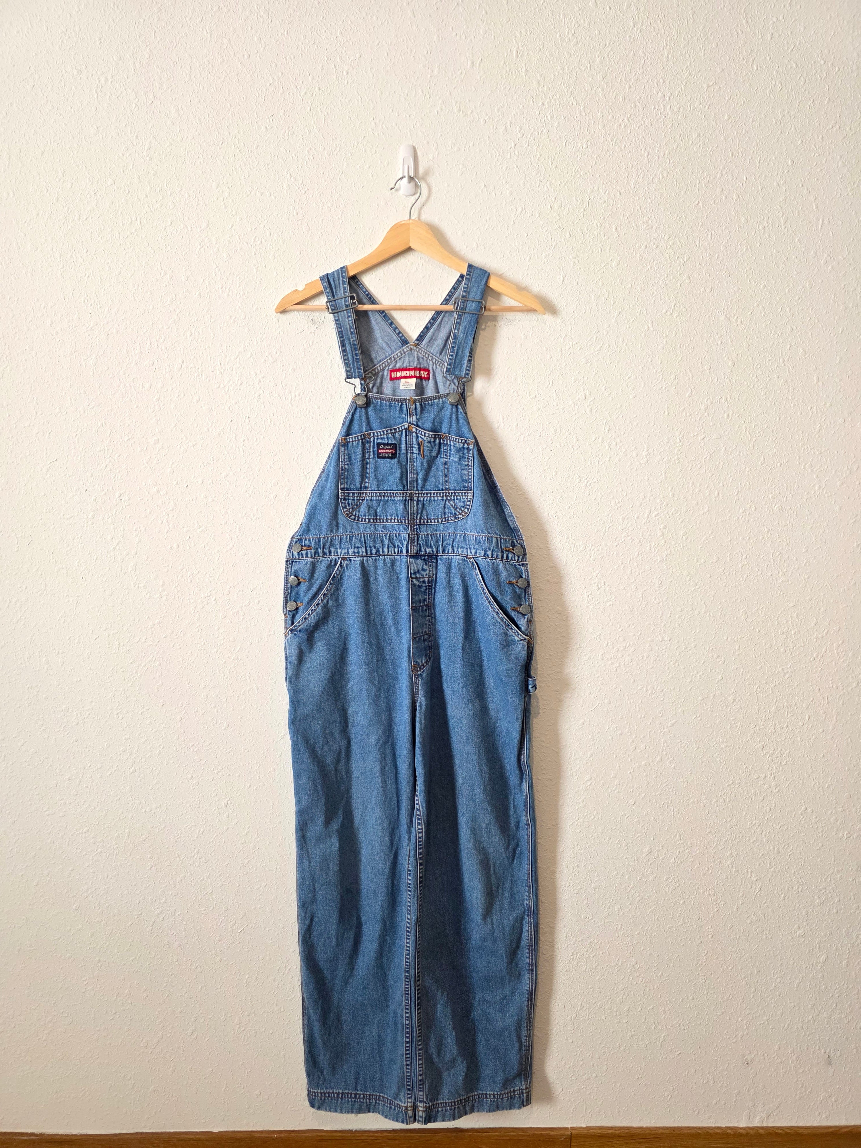 Vintage Relaxed Denim Overalls (S)