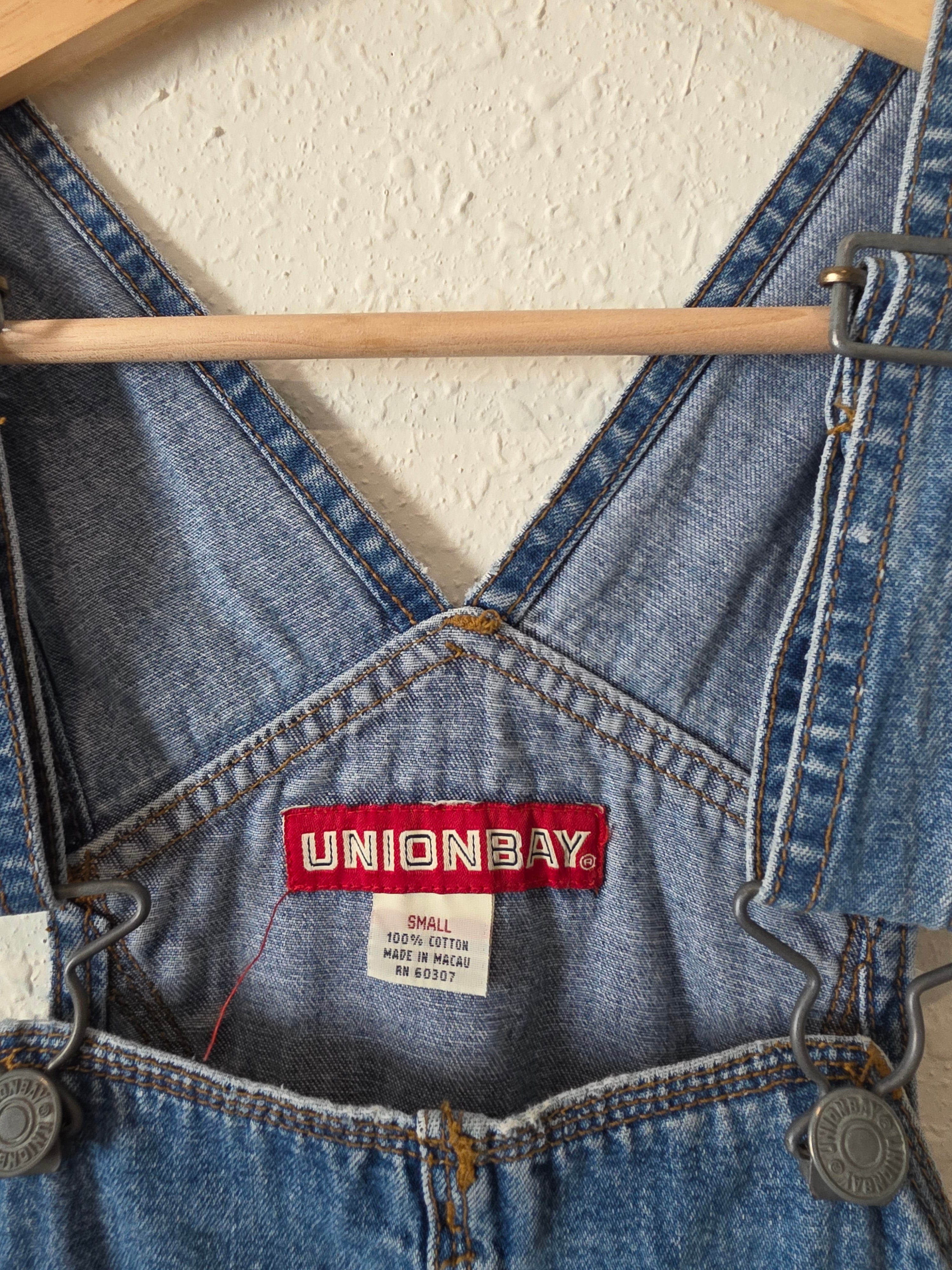 Vintage Relaxed Denim Overalls (S)