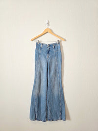Free People High Rise Flare Jeans (25)