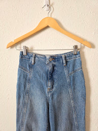 Free People High Rise Flare Jeans (25)