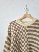 NEW Altar'd State Checkered Sweater (XS)