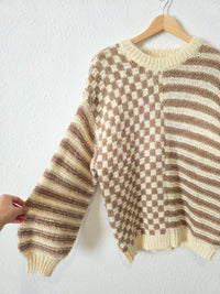 NEW Altar'd State Checkered Sweater (XS)