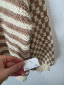 NEW Altar'd State Checkered Sweater (XS)