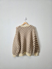 NEW Altar'd State Checkered Sweater (XS)